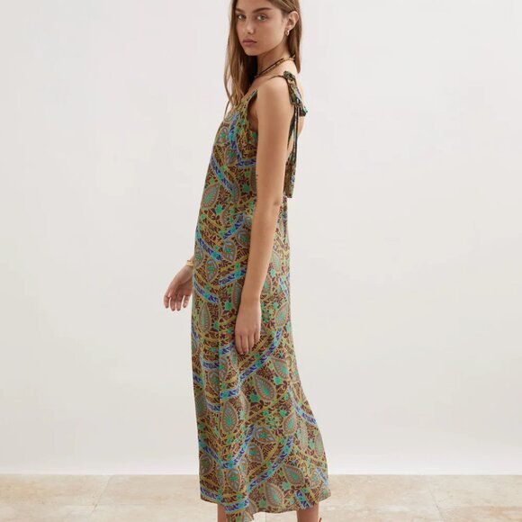 Boteh Silk Maxi - Picture 4 of 5